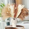 80pcs Dried Pampas Grass Decor,for Boho Home Decor Boho Decor