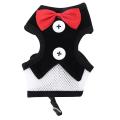 Dog Vest Harness Leash Set for Dogs Bow Tie Chest Strap S Yards #b