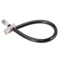 Car Truck 1/2 Inch Male Thread Rubber Inflating Hose Air Tire Inflator 14.6 Inch