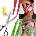 100pcs Sewing Elastic Band Cord with Adjustable Buckle Stretchy Mask
