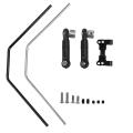 Metal Front Rear Sway Bar Set for 1/8 Traxxas Sledge Rc Car,black