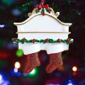 Creative Gifts Family 4 Socks Pendants Christmas Tree Decoration