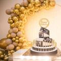 100pcs Gold Latex 5inch Balloons for Wedding Graduation Anniversary