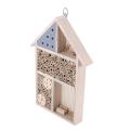 Wooden Insect Hotel Bee House Garden Decor for Ladybugs Butterfly