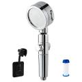 Shower Head with 3 Types Of Adjustable Nozzles for Bath and Wellness