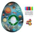 Diy Egg Decorating Coloring Kit Egg Spinner Machine with Plastic Eggs