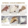 80pcs Dried Pampas Grass Decor,for Boho Home Decor Boho Decor