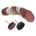 200pcs 2inch Sandpaper Sanding Discs with 1/4 Inch Pads 80-3000 Grit