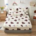 One-piece Bedspread Non-slip Fixed Mattress Cover Cover Rainbow