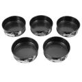 4.5-inch Springform Cake Pan Set - Pack Of 5 with 100 Pcs Parchment