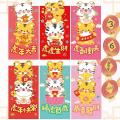 Pack Of 36 Chinese Red Envelopes 6 Tiger Pattern Lucky Envelopes 2