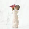 Bouquet Boys Miniature Statues Home Decorations Resin Crafts Gift