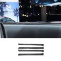 4pcs Carbon Fiber Car Inner Door Window Below Trim Decal