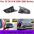 Car Front Door Mirror Caps Exterior Wing Cover Protective Cover