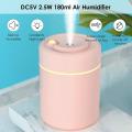 180ml Air Humidifier Aroma Diffuser Mist Auto Power Off /usb Pink