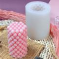 Round Shape Candle Silicone Mould Diy Aromatherapy Candles Mold Short