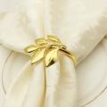 18 Pcs 3d Floral Metal Napkin Rings Holder Dinner Wedding Towel Ring
