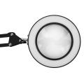 Led Magnifying Lamp with Clamp,3 Color Modes,5 Diopter Glass Lens