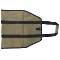 Waxed Canvas Log Carrier Tote Bag, with Handles Security Strap,green