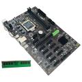 Btc Mining Motherboard with Ddr4 4gb Ram Lga1151 for Btc Miner Mining