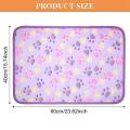 4 Pieces Puppy Blanket for Pet Cushion Dog Cat Bed Warm Soft Mat