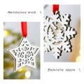 Wooden Christmas Crafts Hanging Ornaments Holiday Decoration