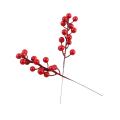 100 Pack 8inch Artificial Christmas Red Berries Stems