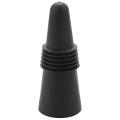 (set Of 5), Silicone Wine Bottle and Beverage Bottle Stoppers, Black