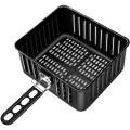 Square Air Fryer Basket 6qt for Gowise Usa Power Ninja Cosori Chefman