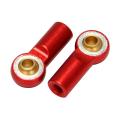 20pcs M3 Ball Joint Link Bar Rod Seals Ball Head Tie Rod End Red