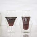2pcs 150ml Double Glass Espresso Cup Tasting Cup Enhances Sensory