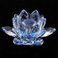 2x Yellow Crystal Flower Ornaments Crystal Lotus Interior(small)