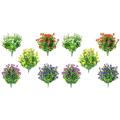 30 Bundles Artificial Flowers Faux Uv Resistant for Vase Hanging