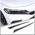 For 11th Honda Civic 2022 Car Front Headlight Eyebrow Eyelid Cover