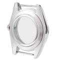 39mm Polished Case Sapphire Glass Transparent Back Cover