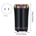 Electric Coffee Grinder Multifunctional Home Grinder(black,us Plug)