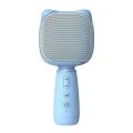 Bluetooth Microphone Mini Child Mic for Mobile Phone Karaoke Blue