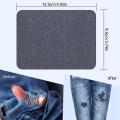 50 Piece Denim Patches for Garment Repair Fabrics No Sewing Patches