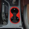 For Ford Ranger Everest 2015+ Car Water Cup Holder Cover,red