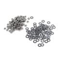 Metric M3 Hex Nuts 304 Stainless Steel Fastener Din934 100pcs