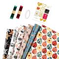 Wrapping Paper 6 Sheets,recyclable Gift Wrap 70x 50cm