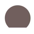 Round Insulated Baking Placemat Student Western Placemat Brown