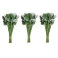 50pcs Artificial Fake Rose Flower Stems for Bouquet Flower Leaf