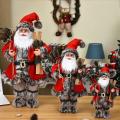 30cm Home Big Santa Claus Doll for Christmas New Year Kids Gift -a