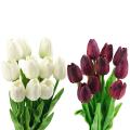 20 Stems Of Tulip Artificial Flowers Bouquet, Perfect for Wedding