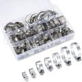 71 Pcs Hose Clamps Set Stainless Steel Adjustable Pipe Clamps