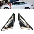 1 Pair Front Left & Right Window Door Mirror Triangle Cover Trim