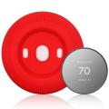 For 2020 Nest Thermostat Bracket Siding Cover Silicone Plate (red)
