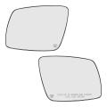 2pcs Front Side Wing Rear View Mirror Lens for Dodge Journey 09 -20