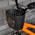 Children Plastic Front Handlebar Bike Basket for Storage, Black